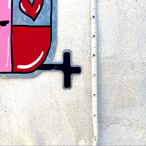 Camper Trailer Door Hanger Wall Decor You Make Me a Happy Camper Hearts - Picture 4 of 6